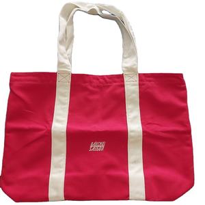 Large Custom Printed Recycled Organic Cotton Canvas Tote <b>Bag</b> Reusable Zipper Closure Cartoon Handles for Promotional Shopping - Product Image 6