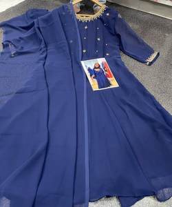 Trabajo de mano Ruffle Tussle Sequence Work Dori Work Zari Diamond Work Pearl Work Impreso Ruffle Fabricación al por mayor - Product Image 6