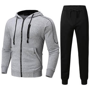 Sudaderas con capucha y conjuntos de sudadera de rendimiento para hombres 100% algodón transpirable 300 GSM tela baja MOQ Casual gimnasio Fitness Wear para invierno - Product Image 6