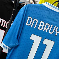 Camiseta de Fútbol Retro Personalizada para Hombre, Uniforme de Nueva Temporada con Nombre y Número de Estrellas, Camisetas de Fútbol Transpirables