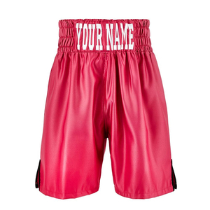 Pantalones cortos de boxeo con estampado de logotipo personalizado 2025, pantalones cortos de boxeo para hombre personalizados, pantalones cortos de entrenamiento de Kickboxing MMA - Product Image 6