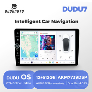 Duduauto dudu7 2DIN <span class=keywords><strong>Android</strong></span> Car đài phát thanh đa phương tiện Player với Knob Hệ Thống Thông minh phổ đơn vị đứng đầu - Product Image 2