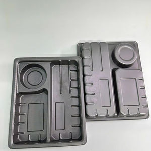 Conveniente solución de embalaje Bandeja de PET de alta calidad Fácil de reciclar Seguro para la salud - Product Image 1