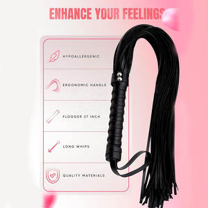 Pala de Bondage de Cuero Elegante Hecha con Cuero de Grano Premium y Peso Equilibrado, Pala de Cuero al por Mayor - Product Image 2