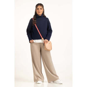 เสื้อสเวตเตอร์ลำลองทรงพอดีตัวสำหรับฤดูใบไม้ร่วง WM-SWT-WS25-031B - Product Image 2