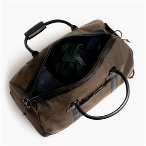 Vente en gros d'usine Sac polochon pour hommes Bagages pliables en cuir PU avec fermeture à glissière pour les voyages - Product Image 3
