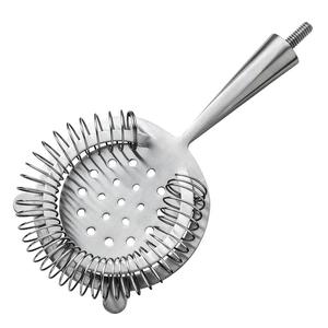 Passoire à cocktail Hawthorne en acier inoxydable de qualité supérieure, ressort en spirale serré, versement fluide, outil de bar professionnel pour des boissons claires - Product Image 5