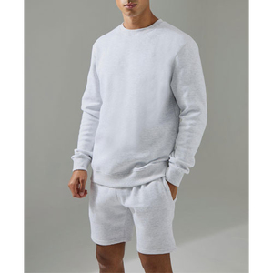 Sudadera de cuello redondo para hombre, Jersey pesado de algodón 100 por ciento, Top de lana con cuello redondo, ropa de calle con logotipo personalizado, ropa informal de invierno - Product Image 3