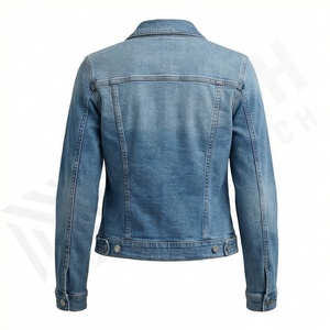 Chaqueta Vaquera de Mezclilla para Mujer de Buena Calidad, Chaqueta Informal de Otoño, Abrigo con Botones, Ropa de Calle Elegante y a la Moda, Prenda de Alta Calidad - Product Image 2