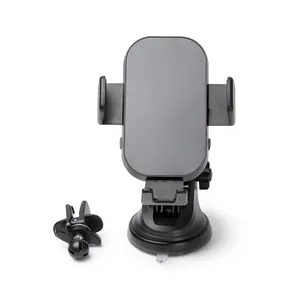Supporto per Smartphone da Auto 2-in-1 Personalizzato in Nichel per Gadget - Product Image 1