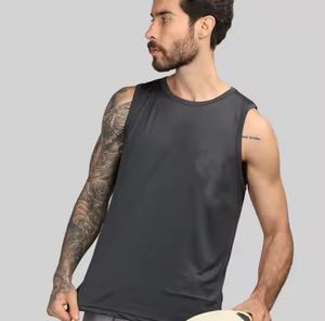 Camiseta sin mangas con hombros caídos para hombre, corte de moda de gran tamaño, proveedor de fábrica OEM - Product Image 2
