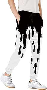 กางเกงวิ่งสำหรับผู้ชายกางเกงวิ่งจ๊อกกิ้งผ้าแคนวาสลำลองแบบซับลิเมชัน - Product Image 3