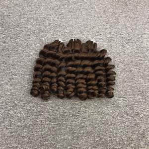 VQ Hair's Meilleure Qualité 100% Remy Extensions de Cheveux Humains Bouncy Curly Natural Wave Raw Virgin Vietnamese Weft Double Trame Machine - Product Image 3