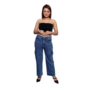 Lo último moderno Hutt Awesome Look Denim Cargo 6 Pocket Jeans Mujeres/Niñas - Product Image 1
