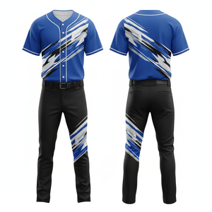 Uniforme de Béisbol 2026, Nuevo Diseño, Secado Rápido, Transpirable, Malla Ligera, 100% Poliéster, Hecho a Medida, Unisex, Adulto, Cuello en V, Venta al por Mayor - Product Image 5