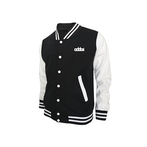 Chaqueta Bomber de Béisbol Varsity para Hombre, Personalizada con Letras, Cuello Alto, Logotipo Frontal, Corte Ajustado, de Algodón - Product Image 1