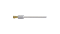 Brosse abrasive miniature en fil de laiton pour usage industriel/DIY, pour l'élimination de la rouille, le polissage et le débavurage - OEM personnalisable, vente en gros