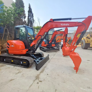 รถขุดขนาดเล็ก Kubota KX057-5 น้ำหนัก 5.5 ตัน เครื่องจักรสำหรับงานหนักเคลื่อนย้ายดินสำหรับไซต์ก่อสร้าง มีจำหน่ายในราคาขายส่ง - Product Image 2