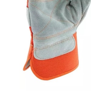 Top Quality Leather Material Work <b>Safety</b> Gloves Anti-Heat Welder Working Gloves Hand Protection Garden Rigger Gloves - Product Image 4