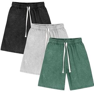 กางเกงขาสั้นผู้ชายวินเทจแบบแห้งเร็วซีดซีดซีดซีดซีดซีดซีดซีดซีดซีดซีดซีดซีดซีดซีดซีดซีดซีดซีดซีดจางมีกระเป๋า - Product Image 5