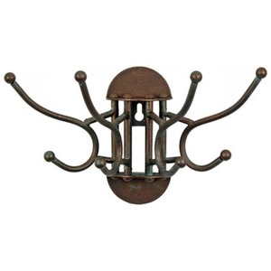 Unique Vintage Style Iron <b>Wall</b> Hook Ideal For <b>Hanging</b> Bags Coats And Scarves In Traditional And Modern Spaces - Product Image 2