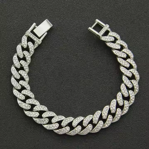 925 <b>Silver</b> Moissanite Diamond <b>Bracelet</b> Elegant Wrist Jewelry Featuring Carefully Set Stones And <b>Silver</b> Luxurious Visual Beauty - Product Image 1