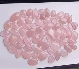 Amazing Pink Loose Gemstone Rose Quartz Cabochon Lot for <b>Healing</b> Rose Quartz Polished Quartz Gemstone - Product Image 5