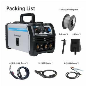 Soldadora Inversora Profesional MIG MMA TIG, 110 V 220 V CA CC, para Fabricación de Acero Inoxidable - Product Image 5