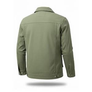 Veste en jean pour homme, boutonnée, décontractée, cargo, design, veste d'hiver pour l'extérieur - Product Image 3