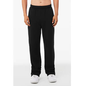 PANTALÓN DE CHÁNDAL RECTO DE ESPONJA UNISEX, pantalón personalizado de lana para hombre, pantalones de chándal de pierna recta para correr - Product Image 2