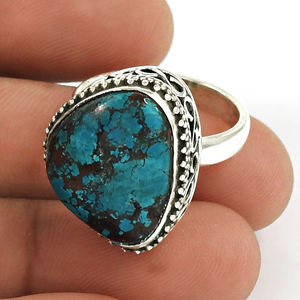 925 Silver <b>Ring</b> Wholesale Jewelry Tibetan Turquoise Women <b>Rings</b> Sterling Silver Gift <b>for</b> Her 925 Jewelry Manufacturer Suppliers - Product Image 3