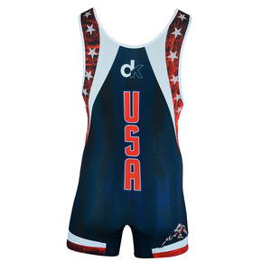 New Style Men's Wrestling Singlets Spandex/Polyester Breathable <b>Comfortable</b> Sublimated Printing Custom Colors Logos High Quality - Product Image 2