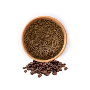 Café instantáneo secado por pulverización de aroma fuerte OEM en polvo soluble de café a granel hecho de granos tostados de primera calidad