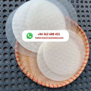 ปอเปี๊ยะกระดาษทรงกลมกระดาษห่อข้าวขนาด22ซม. 300กรัม papier de Riz | วา + 84 362 688 431เฮเลน - Product Image 4