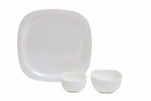 Service de vaisselle en mélamine de qualité supérieure, 18 ou 22 pièces, blanc, pour hôtel, multi-usages, qualité restaurant - Product Image 5