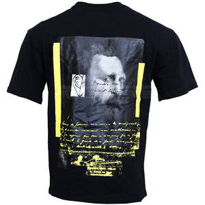 Camisetas Gráficas Extra Grandes, Moda de Verano, Manga Corta, Nuevo Diseño, Estampado en la Parte Posterior, Logotipo Personalizado, Camiseta Negra para Hombre - Product Image 1