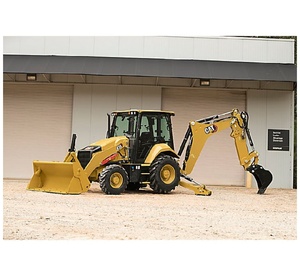 Excellente pelle-chargeuse de chantier CAT 420 équipée d'une benne frontale polyvalente et d'une flèche extensible - Product Image 2