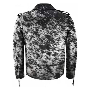 Veste en cuir de vachette grande taille pour homme, idéale pour l'extérieur, modèle hiver, best-seller à prix abordable - Product Image 2