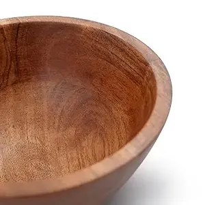 Tazón de masa de madera de mango tallado a mano al mejor precio para la decoración del hogar y la habitación de la granja - Product Image 4