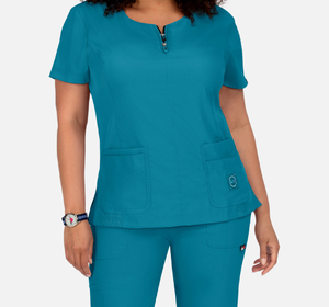 High Quality Unisex Rayon Spandex <b>Nurse</b> <b>Scrubs</b> Top and Set Soft Woven Anti-Wrinkle Fabric for Men and Women Hospital Uniforms - Product Image 5