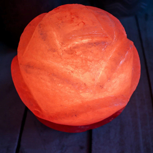 Lámpara de Sal del Himalaya Natural Hecha a Mano, con Forma de Flor, Cristal de Roca, Luz Nocturna para Decoración del Hogar - Product Image 2