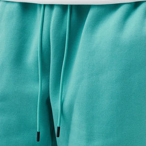 100% Polyester French Terry <b>Tech</b> Fleece Breathable Men's Oversized Casual <b>Shorts</b> with Custom Embroidered Logo and Solid Pattern - Product Image 6