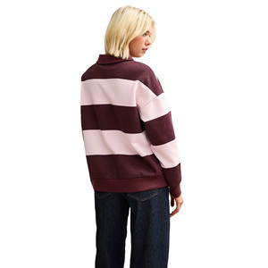 Sudadera Casual con Cuello para Mujer, Forro Polar, Diseño Bordado, Ecológica, Estampado Sólido, Ropa de Calle de Invierno - Product Image 3