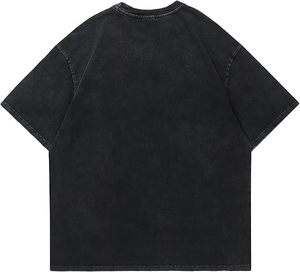 T-shirt personnalisé en gros de haute qualité avec impression graphique en mousse, 100 % coton, col rond unisexe, coupe oversize, t-shirt unisexe à impression en relief - Product Image 2