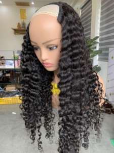 Dentelle Frontale Base de soie et perruque en U Transparent Vente en gros Personnalisé Style chaud Cheveux humains vietnamiens - Product Image 2