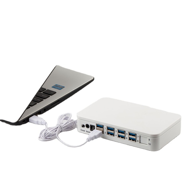 Shenzhen Factory Anti Theft Security Retail Store Notebook Laptop 8 USB Alarm System with USB to USB Cable