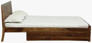 KRISHNA INTERNATIONAL Latest Modern Designer Sheesham Solid <b>Wood</b> <b>Bed</b> Adjustable Storage Comfortable Durable Soft for Sleeping - Product Image 4