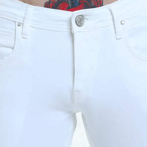 Pantalones Deportivos Holgados para Hombre, Nuevos, de Alta Calidad, Personalizados, de Colores Sólidos, Rectos, Impermeables, de Mezclilla, Lavados, con Logotipo Estampado, para Otoño y Verano - Product Image 6