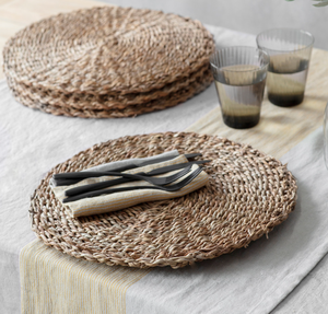 หวายทอมือธรรมชาติ Placemat โต๊ะรองแก้วโต๊ะตกแต่งอาหารค่ําเสื่อโต๊ะสําหรับอาหารค่ําเครื่องดื่มแผ่นความร้อนทําโดยเวียดนามผลิต - Product Image 5