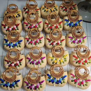 SAC HYACINTHE D'EAU BIOLOGIQUE/ÉLÉGANT FABRIQUÉ POUR UNE UTILISATION POLYVALENTE/FABRIQUÉ AU VIETNAM - Product Image 1